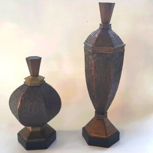 BROWN HOME DECOR ACCENTS ACCESSORIES FAUX BOTTLES